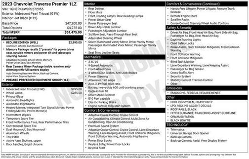2023 Chevrolet Traverse Premier