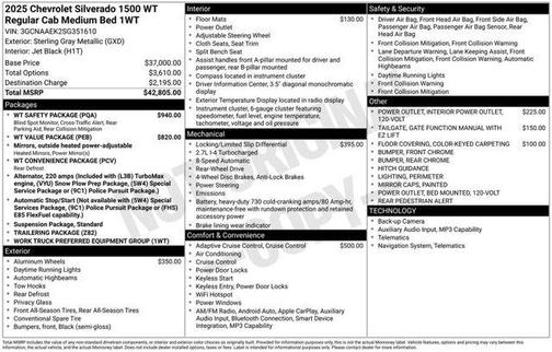 2025 Chevrolet Silverado 1500 WT