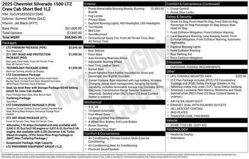 2025 Chevrolet Silverado 1500 LTZ