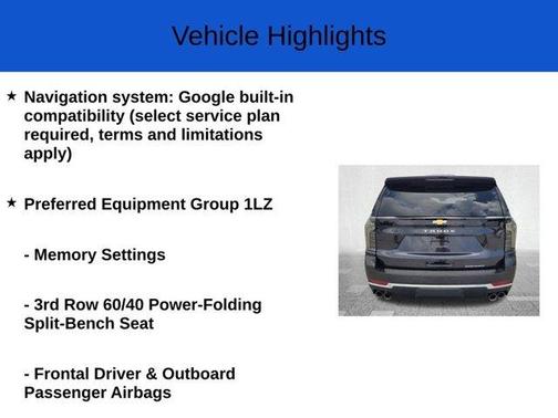 2025 Chevrolet Tahoe Premier