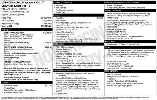 2026 Chevrolet Silverado 1500 LT