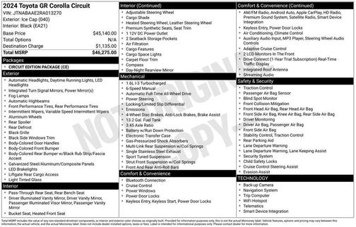 2024 Toyota GR Corolla 