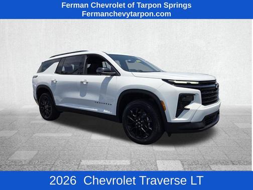 Summit White 2026 Chevrolet Traverse LT