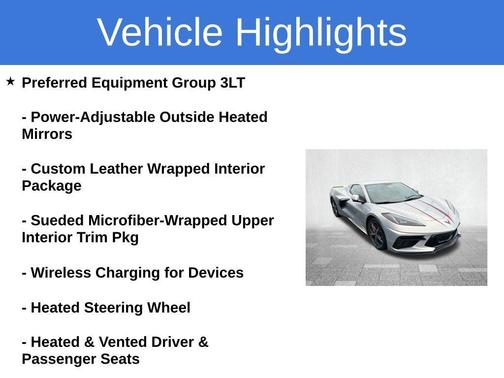 2023 Chevrolet Corvette Stingray w/3LT