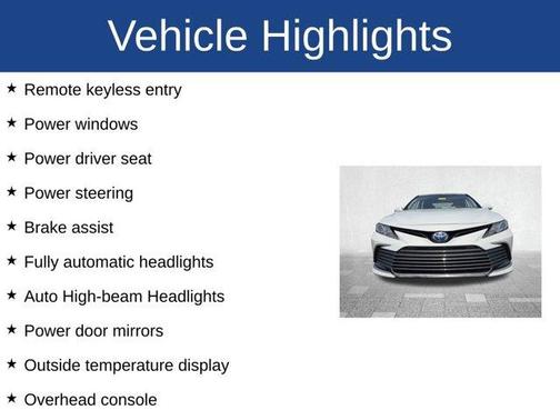 2024 Toyota Camry Hybrid LE