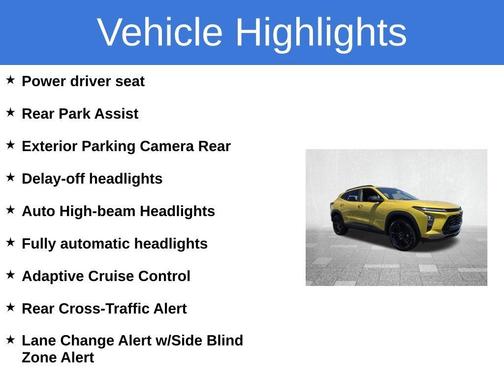 Nitro Yellow 2024 Chevrolet Trax ACTIV