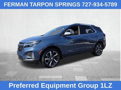 Lakeshore Blue Metallic 2024 Chevrolet Equinox Premier