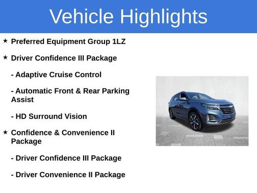 Lakeshore Blue Metallic 2024 Chevrolet Equinox Premier