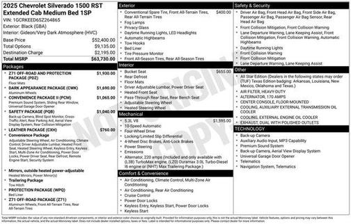 2025 Chevrolet Silverado 1500 RST