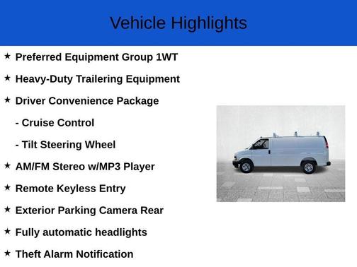 2025 Chevrolet Express 2500 Work Van