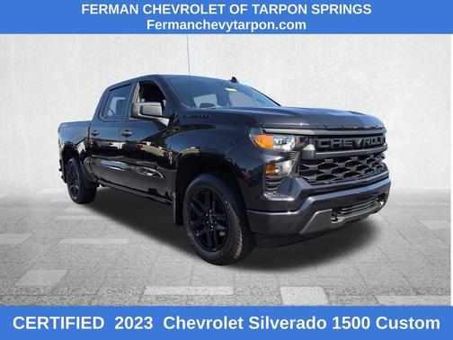 Dark Ash Metallic 2023 Chevrolet Silverado 1500 Custom
