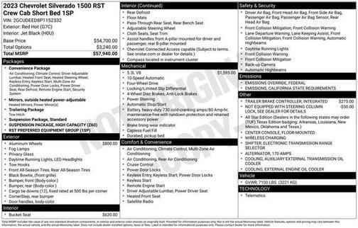 2023 Chevrolet Silverado 1500 RST