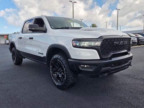 Bright White Clearcoat 2025 RAM 1500 Rebel