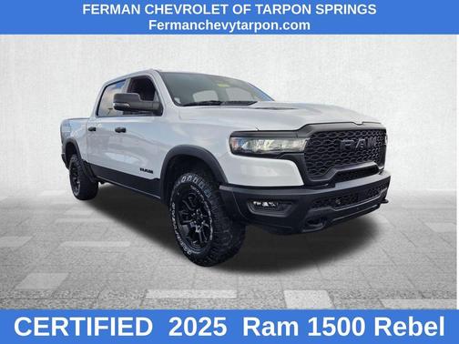 Bright White Clearcoat 2025 RAM 1500 Rebel