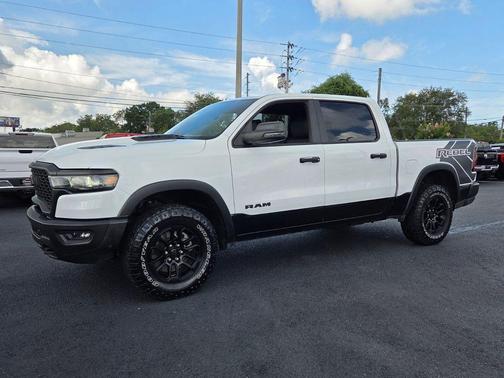 Bright White Clearcoat 2025 RAM 1500 Rebel