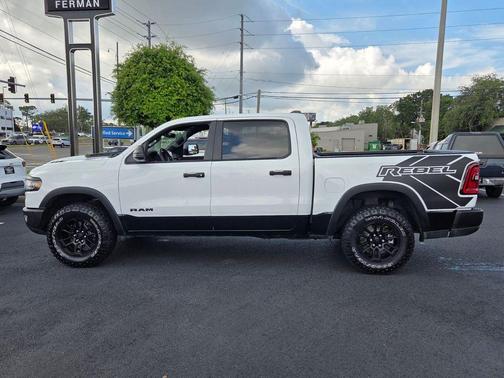 Bright White Clearcoat 2025 RAM 1500 Rebel