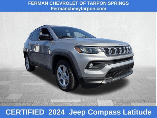 Silver 2024 Jeep Compass Latitude