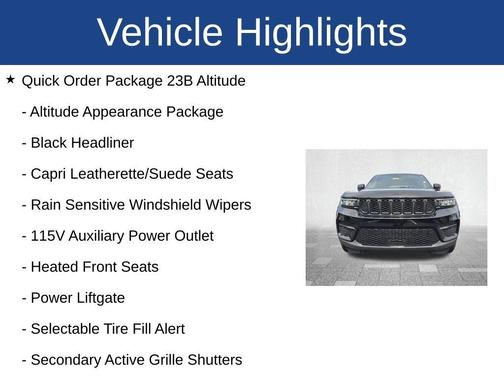 Diamond Black 2023 Jeep Grand Cherokee Altitude