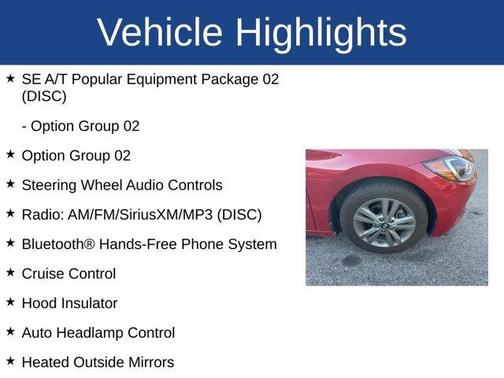 2017 Hyundai ELANTRA SE