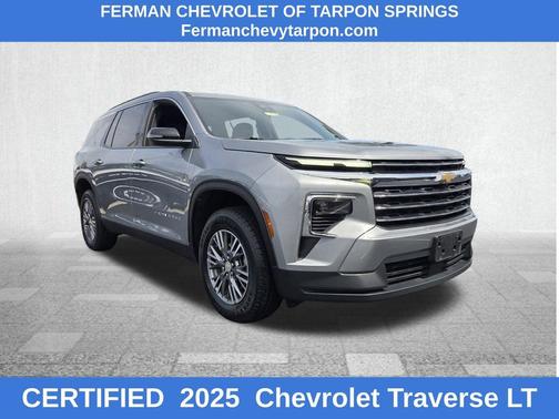 Sterling Gray Metallic 2025 Chevrolet Traverse LT