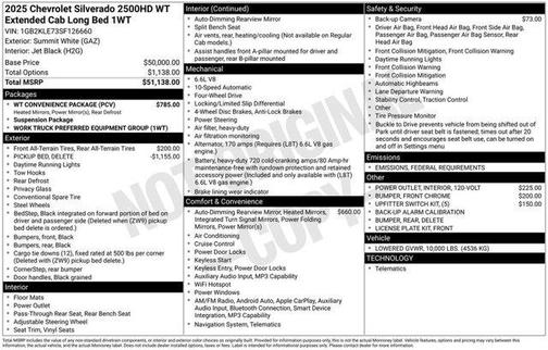 2025 Chevrolet Silverado 2500 WT