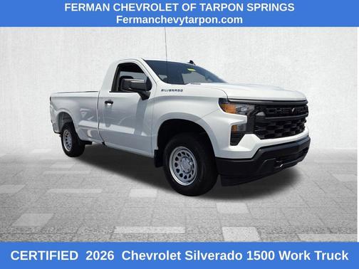 Summit White 2026 Chevrolet Silverado 1500 WT