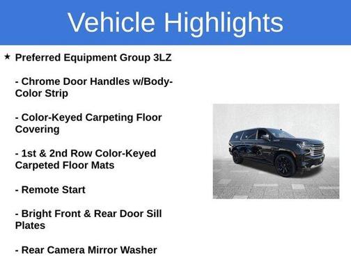 Black 2021 Chevrolet Suburban High Country