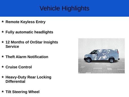 2025 Chevrolet Express 2500 Work Van