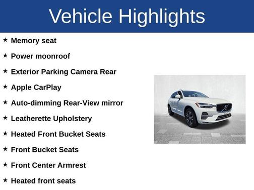 White 2023 Volvo XC60 B5 Core