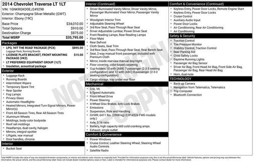 2014 Chevrolet Traverse 1LT