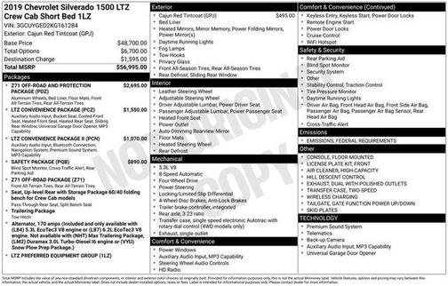 2019 Chevrolet Silverado 1500 LTZ