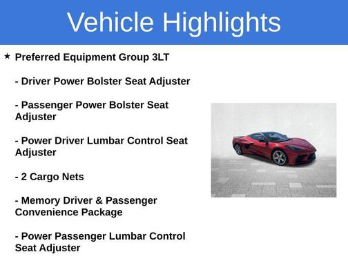 2021 Chevrolet Corvette Stingray w/3LT