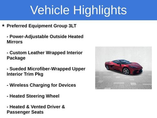 2021 Chevrolet Corvette Stingray w/3LT