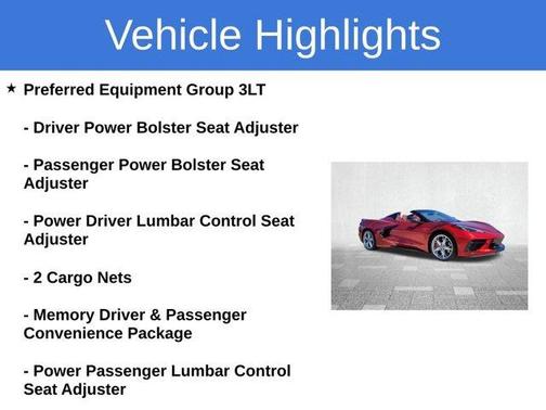 2021 Chevrolet Corvette Stingray w/3LT