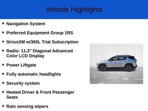 2026 Chevrolet Equinox RS