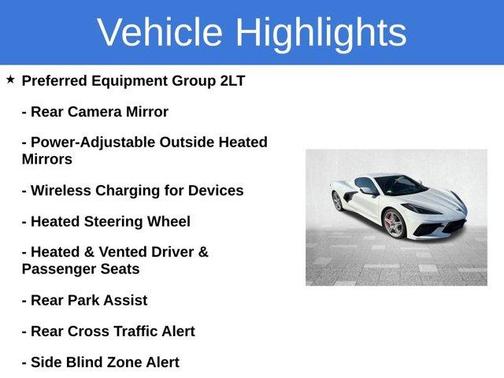 2022 Chevrolet Corvette Stingray w/2LT