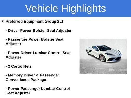 2022 Chevrolet Corvette Stingray w/2LT
