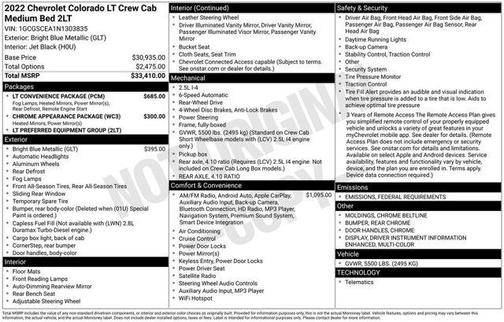 2022 Chevrolet Colorado LT