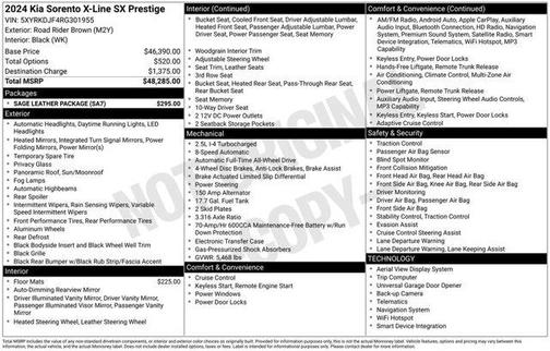 2024 Kia Sorento SX Prestige
