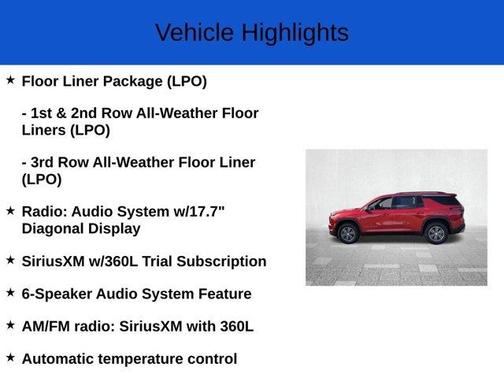2025 Chevrolet Traverse LT