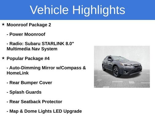 Magnetite Gray Metallic 2021 Subaru Crosstrek Limited