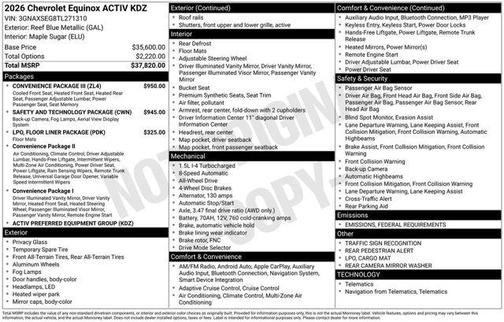 2026 Chevrolet Equinox ACTIV
