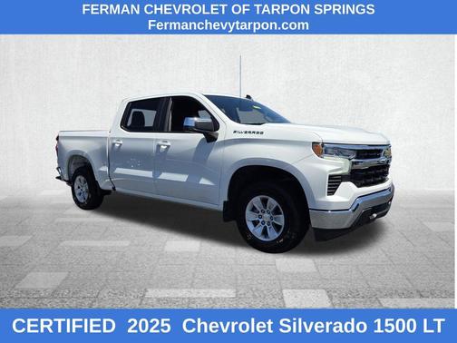 Summit White 2025 Chevrolet Silverado 1500 LT