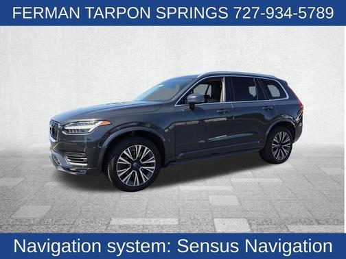 Gray Metallic 2021 Volvo XC90 T6 Momentum 6 Passenger
