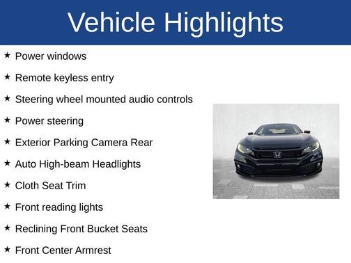 2019 Honda Civic Sport