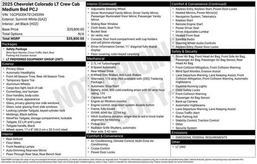2025 Chevrolet Colorado LT