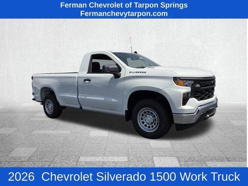 Summit White 2026 Chevrolet Silverado 1500 WT