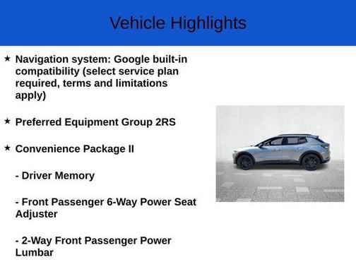 2025 Chevrolet Equinox EV RS