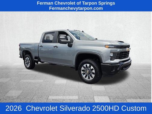 Sterling Gray Metallic 2026 Chevrolet Silverado 2500 Custom