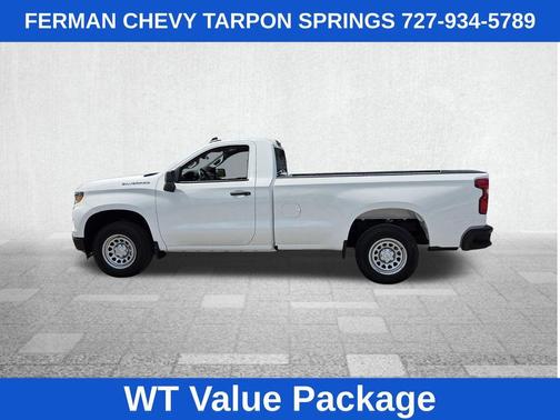 Summit White 2026 Chevrolet Silverado 1500 WT